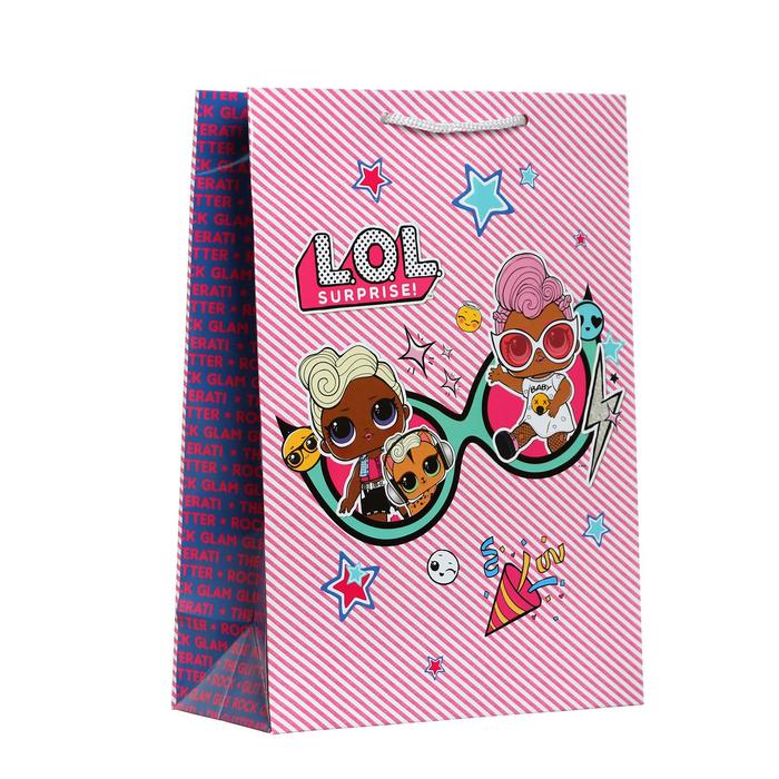 Пакет подарочный LOL, 220х310х100 мм
Пакет подарочный LOL, 220х310х100 мм