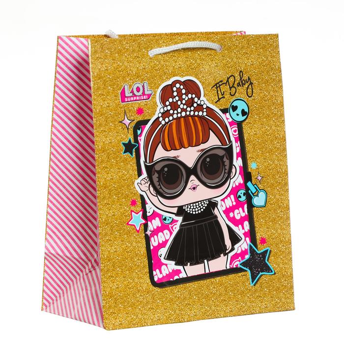 Пакет подарочный LOL, 180х223х100 мм
Пакет подарочный LOL, 180х223х100 мм