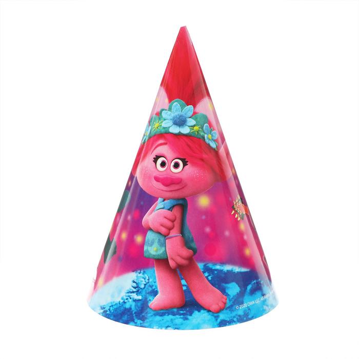 Колпак бумажный Trolls, набор 6 шт.
Колпак бумажный Trolls, набор 6 шт.