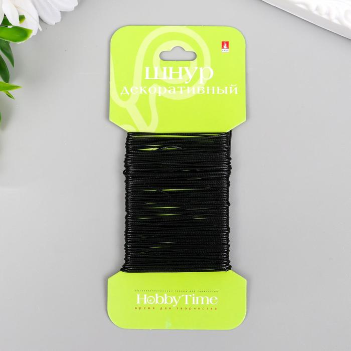 Вощеный шнур "Hobby time" 0,5 мм, 10 м, чёрный
Вощеный шнур "Hobby time" 0,5 мм, 10 м, чёрный