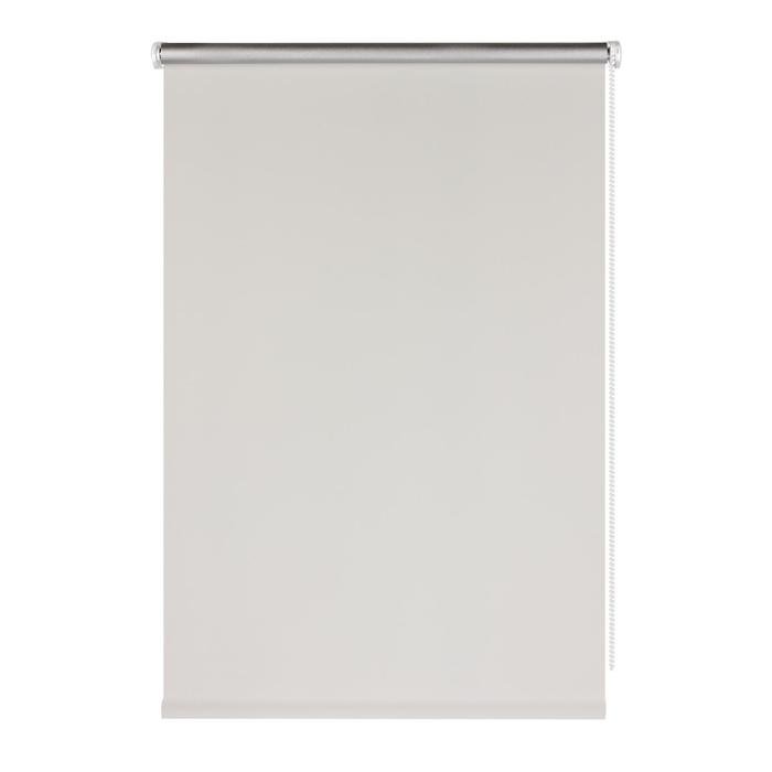 фото Штора рулонная blackout silver, 80х160 см, цвет белый prakto