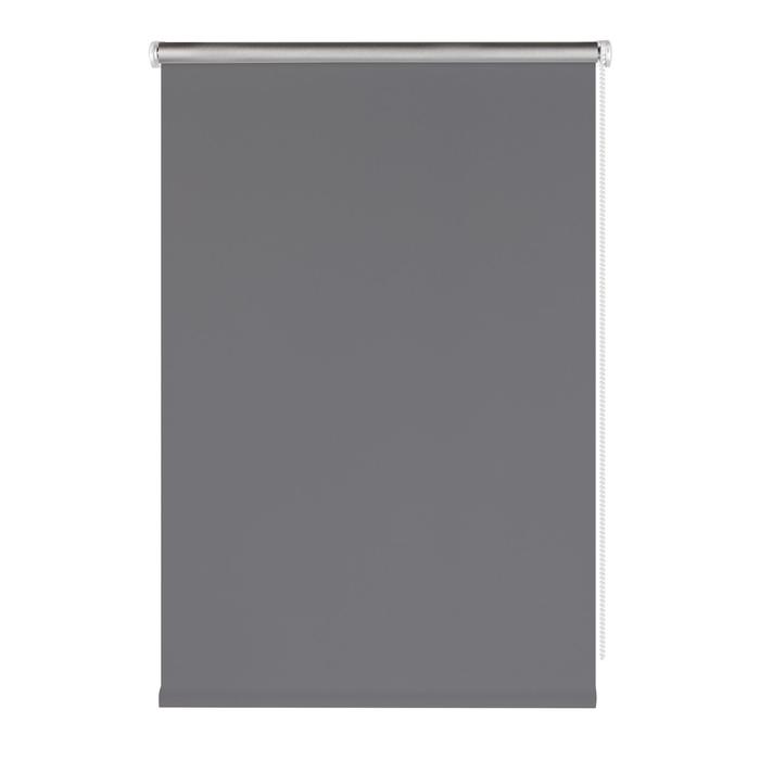 фото Штора рулонная blackout silver, 60х160 см, цвет серый prakto