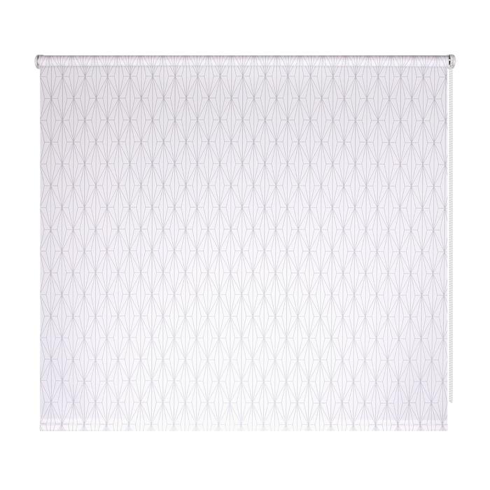 фото Штора рулонная print «трэлис», 160х175 см, цвет серый prakto