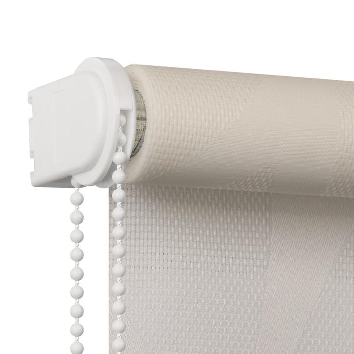 фото Штора рулонная bella, 140х175 см, цвет белый prakto