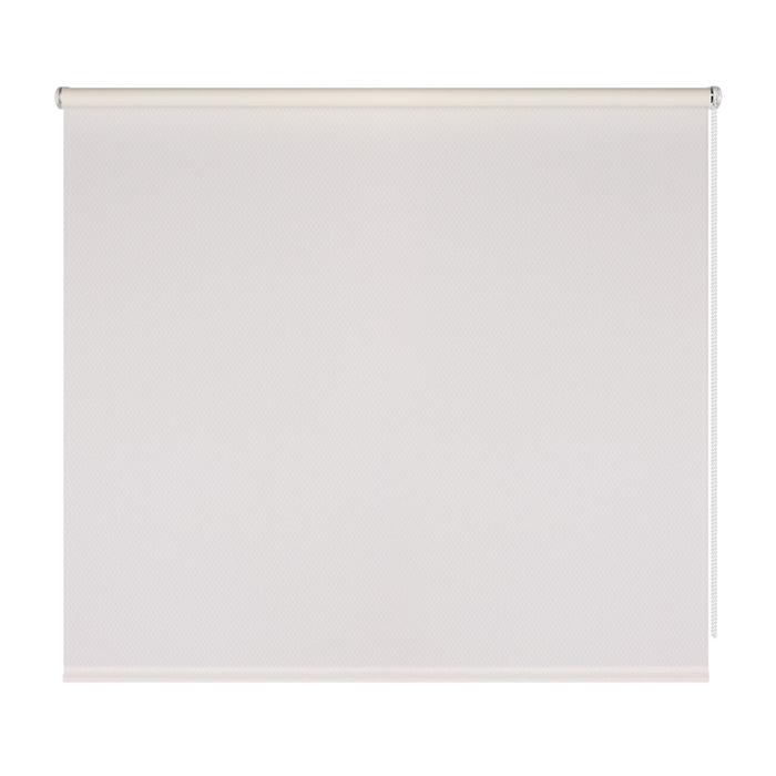 фото Штора рулонная ribbed, 140х175 см, цвет белый prakto