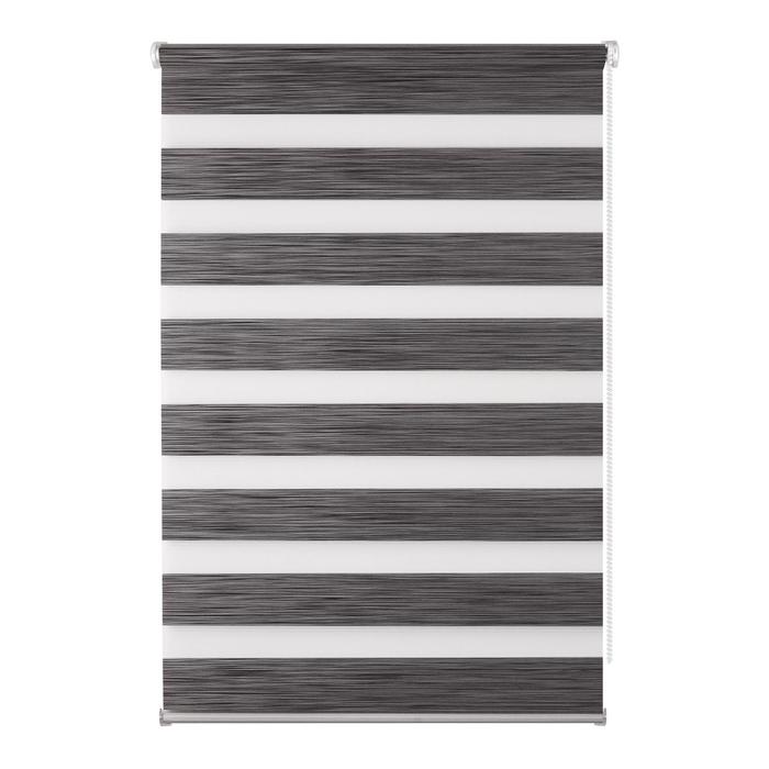 фото Штора рулонная day&night, 120х160 см, цвет графит prakto