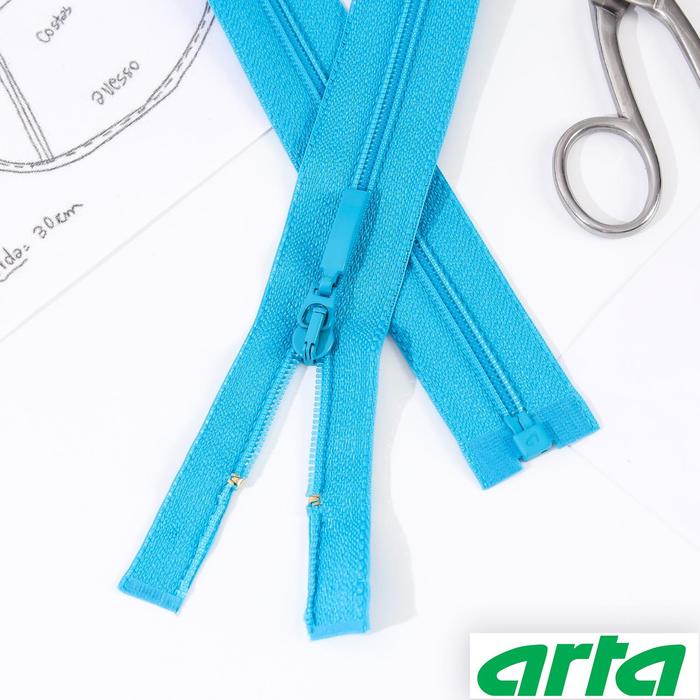 Молния «Спираль», Т6, разъёмная, 80 см, цвет бирюзовый №549
Молния «Спираль», Т6, разъёмная, 80 см, цвет бирюзовый №549