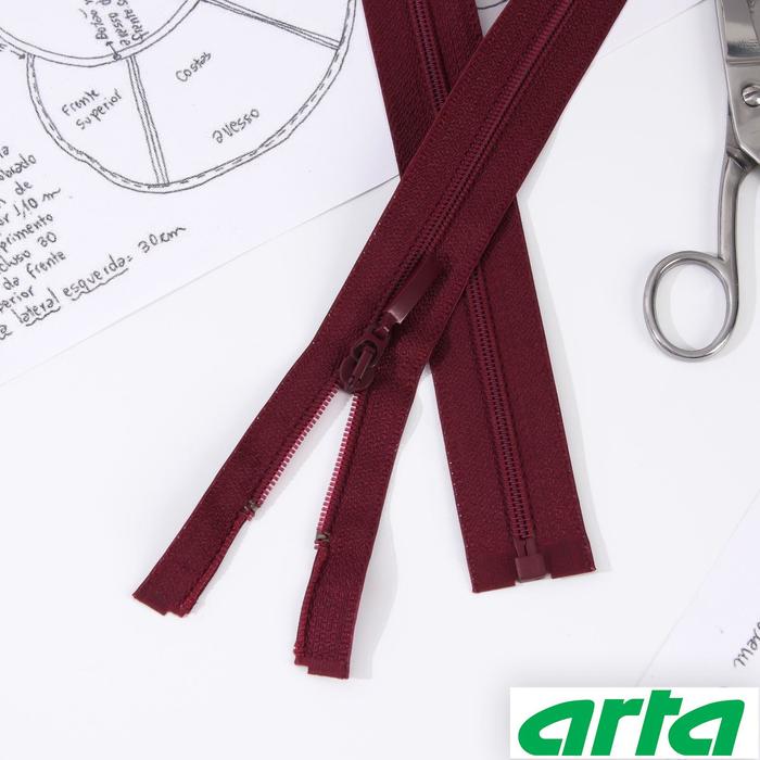 Молния «Спираль», Т6, разъёмная, 85 см, цвет бордовый №021 
Молния «Спираль», Т6, разъёмная, 85 см, цвет бордовый №021