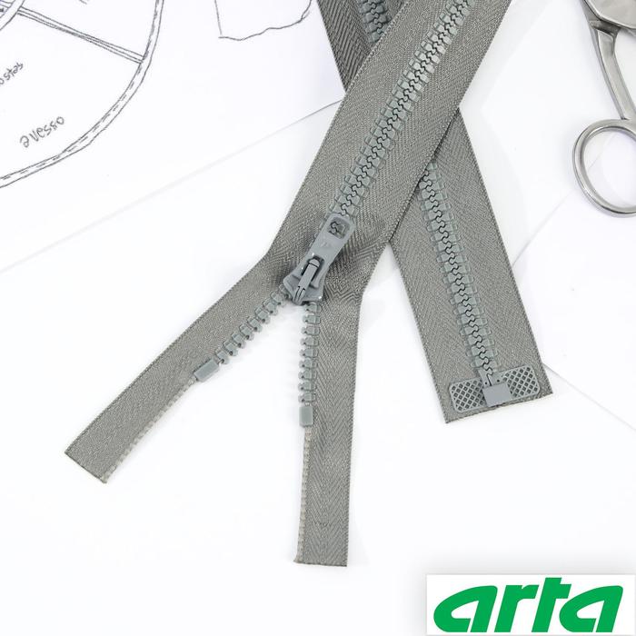 Молния «Трактор», Т10, разъёмная, 80 см, цвет серый №074
Молния «Трактор», Т10, разъёмная, 80 см, цвет серый №074