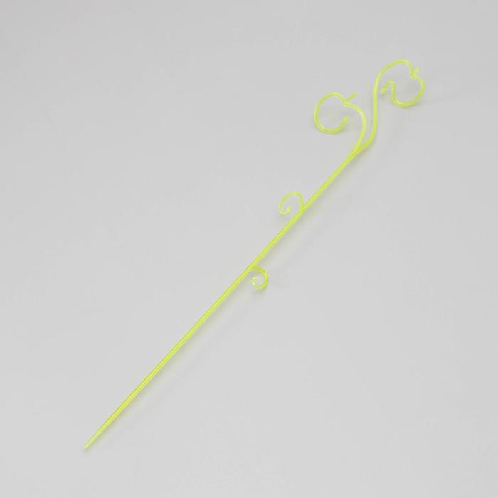 фото Держатель для орхидеи h=60 см, цвет жёлтый