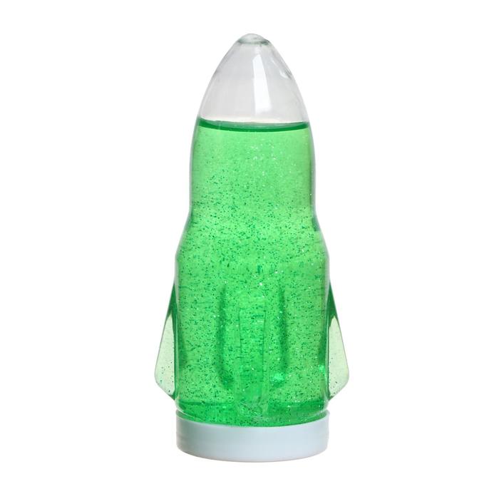 Лизун «Ракета», с блёстками, цвета МИКС 
Лизун «Ракета», с блёстками, цвета МИКС