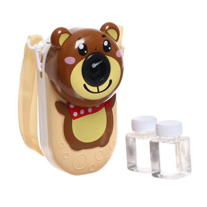 Генератор мыльных пузырей «Мишка» 16×8×6 см
Генератор мыльных пузырей «Мишка» 16×8×6 см