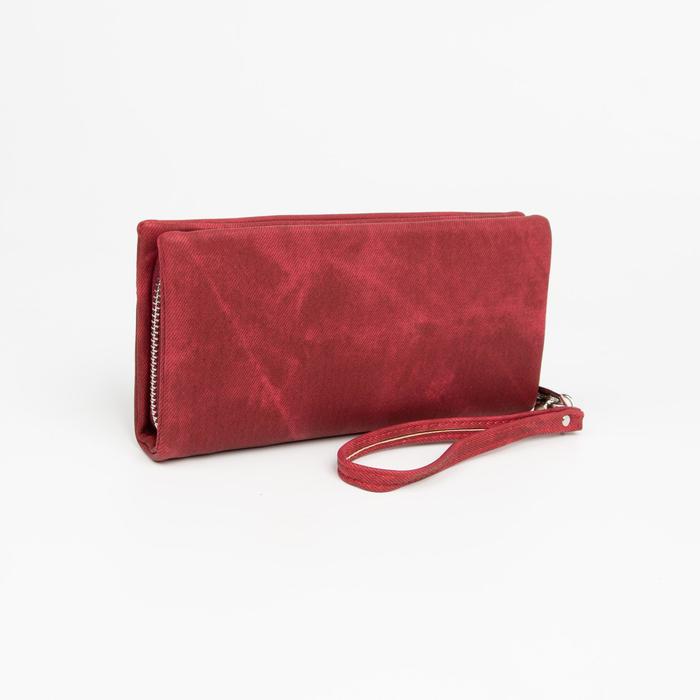 Кошелёк женский, 3 отдела на молнии, цвет красный
Кошелёк женский, 3 отдела на молнии, цвет красный
