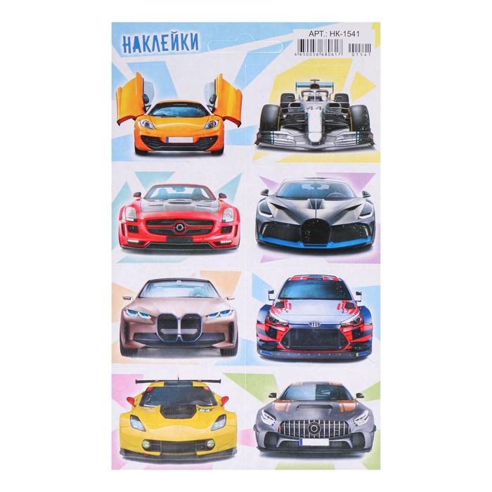Наклейки детские "Автомобили" УФ-лак, глиттер, гоночные, 16 х 10 см
Наклейки детские "Автомобили" УФ-лак, глиттер, гоночные, 16 х 10 см