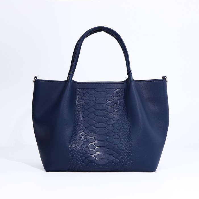 Сумка-тоут на молнии, цвет синий
Сумка-тоут на молнии, цвет синий