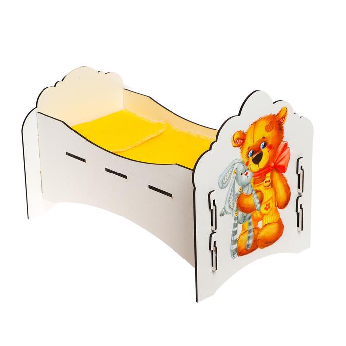 Кроватка для куклы «Мишутка»
Кроватка для куклы «Мишутка»