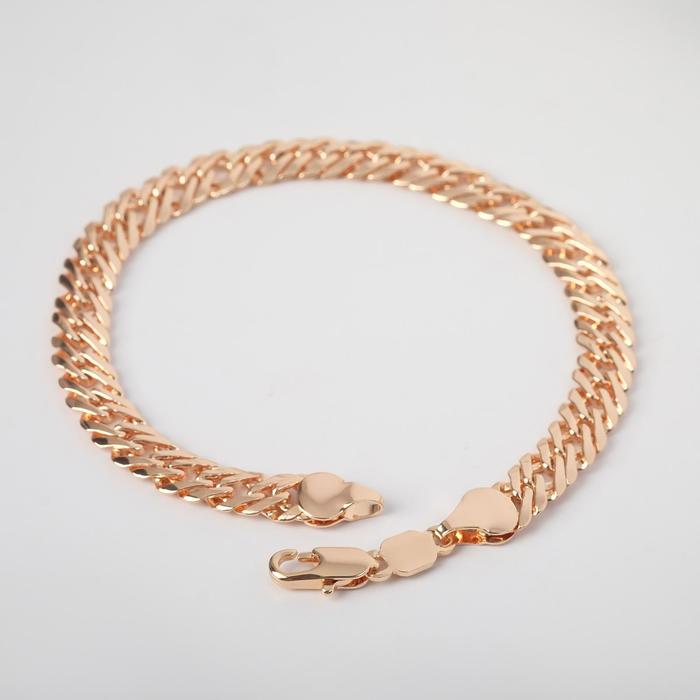 Браслет металл "Цепь" ромб, прод кар, золот, шир 8мм, L=20,5 
Браслет металл "Цепь" ромб, прод кар, золот, шир 8мм, L=20,5