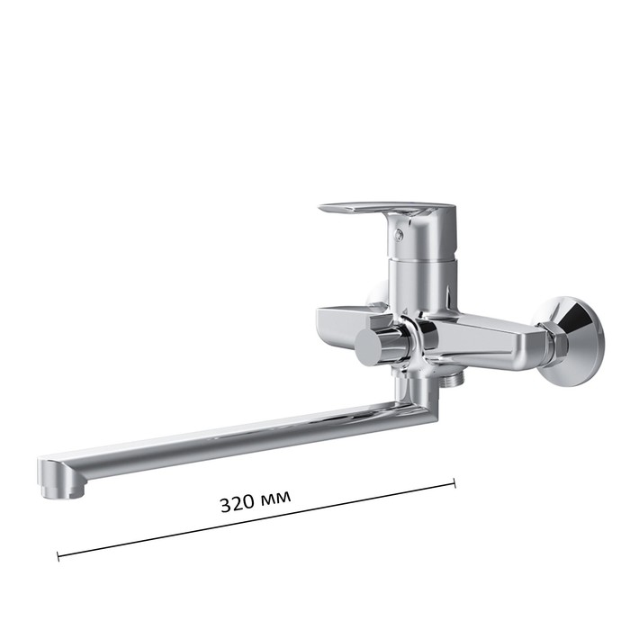 Смеситель для ванны AM.PM Gem F90A90000, однорычажный, длинный излив, хром
Смеситель для ванны AM.PM Gem F90A90000, однорычажный, длинный излив, хром