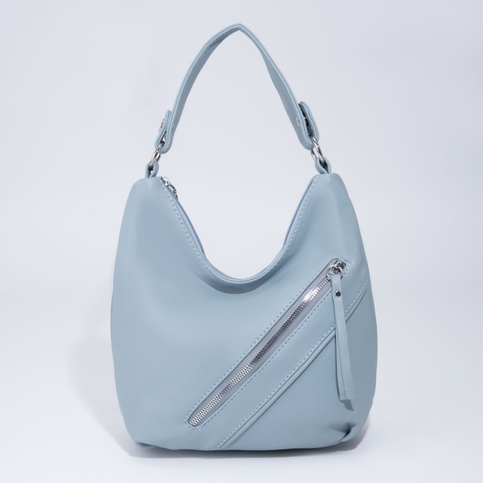 Сумка-хобо, отдел на молнии, 2 наружных кармана, длинный ремень, цвет голубой
Сумка-хобо, отдел на молнии, 2 наружных кармана, длинный ремень, цвет голубой