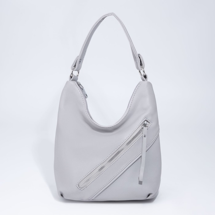 Сумка-хобо, отдел на молнии, 2 наружных кармана, длинный ремень, цвет серый
Сумка-хобо, отдел на молнии, 2 наружных кармана, длинный ремень, цвет серый