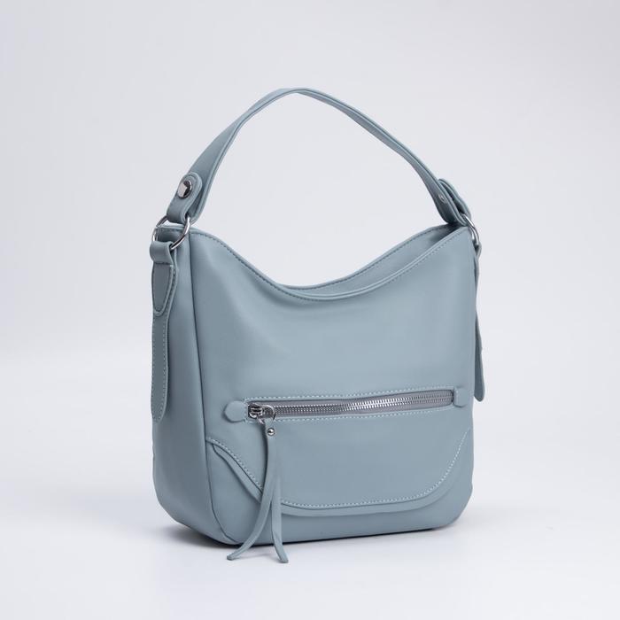 Сумка-хобо, отдел на молнии, 2 наружных кармана, длинный ремень, цвет голубой
Сумка-хобо, отдел на молнии, 2 наружных кармана, длинный ремень, цвет голубой