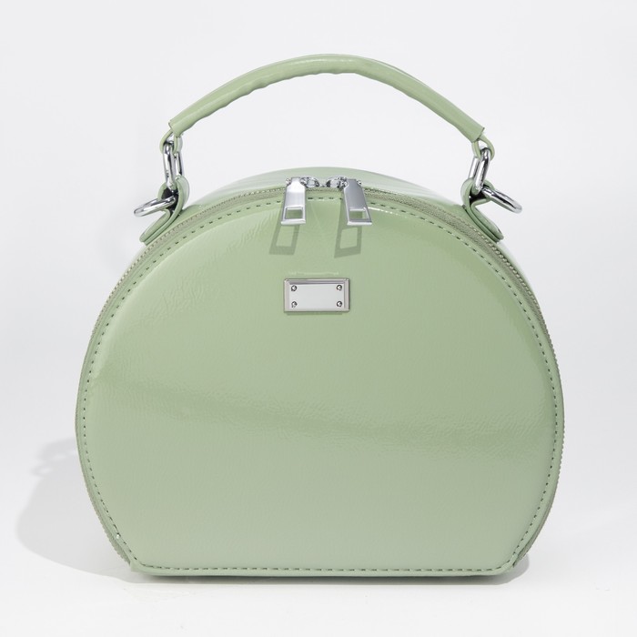 Сумка женская, отдел на молнии, длинный ремень, цвет зелёный
Сумка женская, отдел на молнии, длинный ремень, цвет зелёный