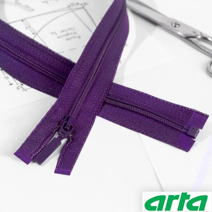 Молния «Спираль», Т6, разъёмная, 60 см, цвет ярко-фиолетовый №865 
Молния «Спираль», Т6, разъёмная, 60 см, цвет ярко-фиолетовый №865