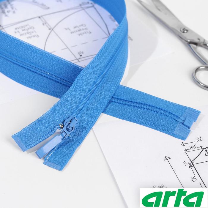 Молния «Спираль», Т6, разъёмная, 70 см, цвет голубой №260
Молния «Спираль», Т6, разъёмная, 70 см, цвет голубой №260