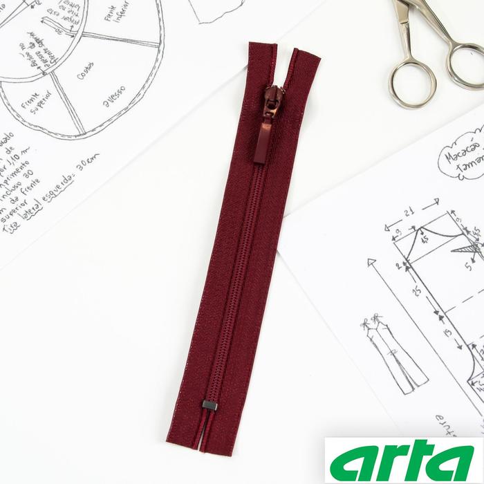 Молния «Спираль», Т6, неразъёмная, 18 см, цвет бордовый №021
Молния «Спираль», Т6, неразъёмная, 18 см, цвет бордовый №021