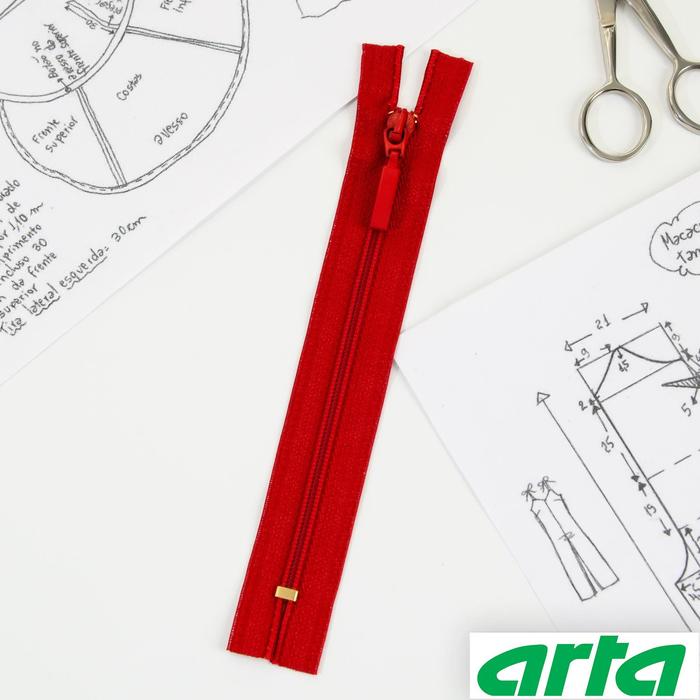 Молния «Спираль», Т6, неразъёмная, 18 см, цвет красный №519
Молния «Спираль», Т6, неразъёмная, 18 см, цвет красный №519