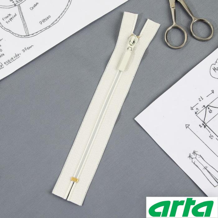 Молния «Спираль», Т6, неразъёмная, 18 см, цвет светло-бежевый №571
Молния «Спираль», Т6, неразъёмная, 18 см, цвет светло-бежевый №571