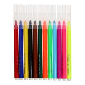 Фломастеры 12 цветов (6 обычных + 6 неоновых) «Гамма» «Оранжевое солнце», смываемые
Фломастеры 12 цветов (6 обычных + 6 неоновых) «Гамма» «Оранжевое солнце», смываемые