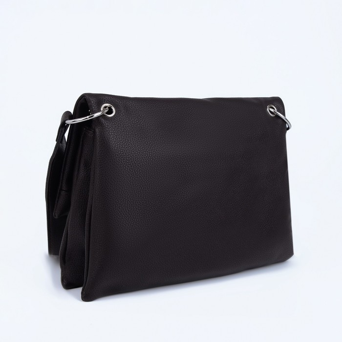 Сумка-мессенджер на клапане, цвет коричневый
Сумка-мессенджер на клапане, цвет коричневый