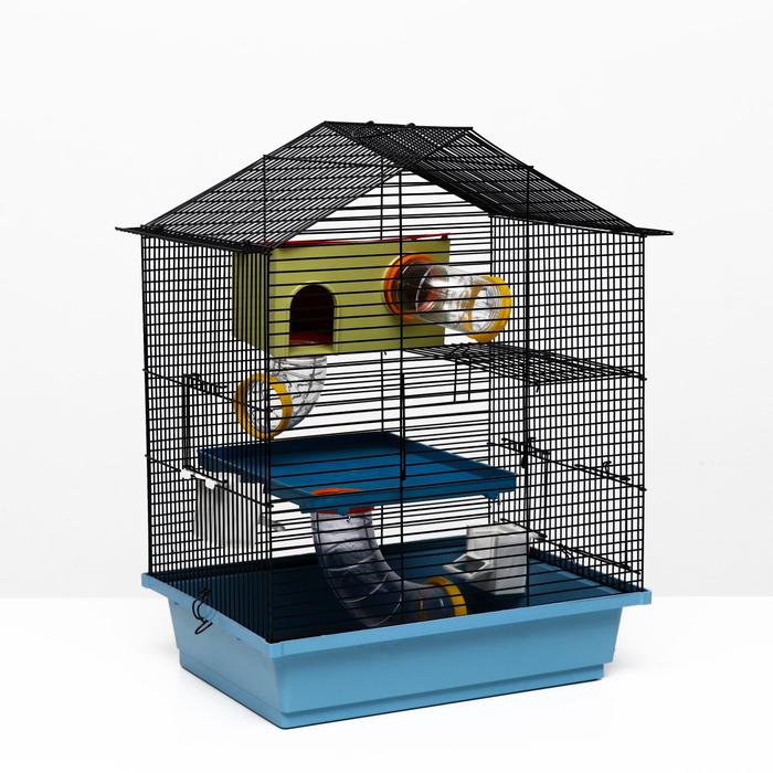 Клетка для грызунов трехярусная, туннели микс видов, 39 x 29 х 49 см, микс цветов
Клетка для грызунов трехярусная, туннели микс видов, 39 x 29 х 49 см, микс цветов