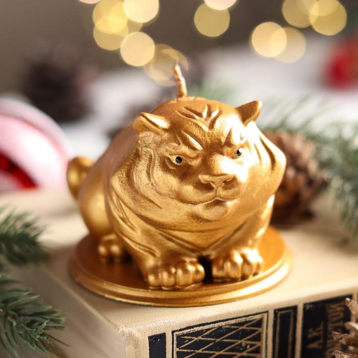 Свеча новогодняя декоративная "Символ года 2022 Амурский тигр",
Свеча новогодняя декоративная "Символ года 2022 Амурский тигр",