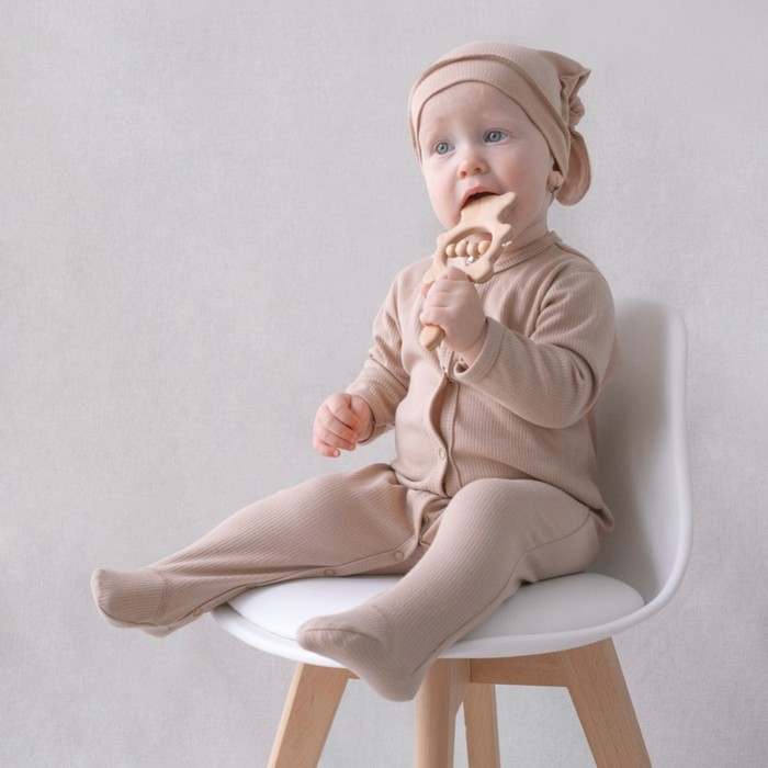 Комбинезон слип с шапочкой, рост 62-68 см, цвет капучино
Комбинезон слип с шапочкой, рост 62-68 см, цвет капучино