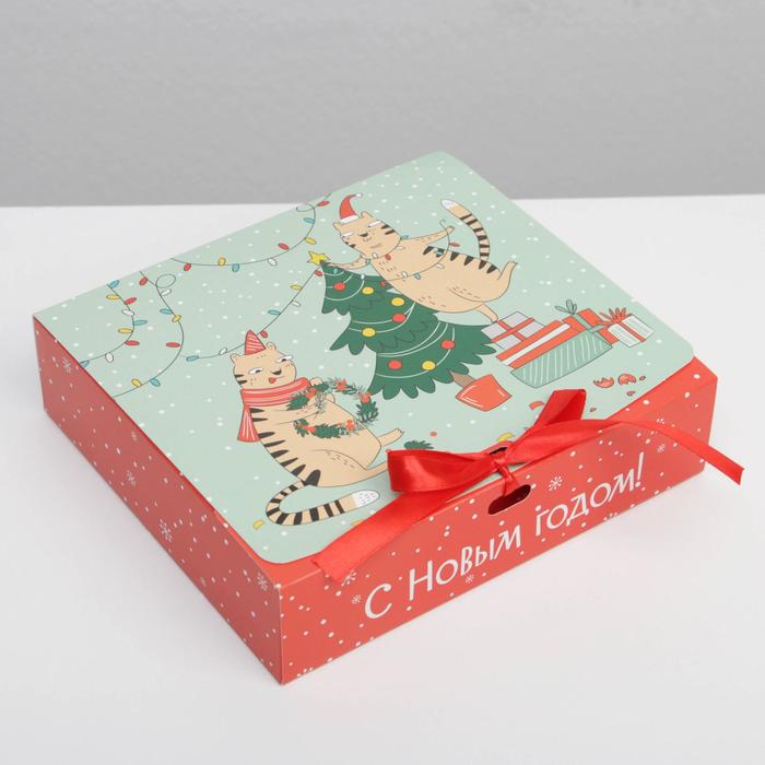 Складная коробка подарочная «Тигры», 20 × 18 × 5 см
Складная коробка подарочная «Тигры», 20 × 18 × 5 см