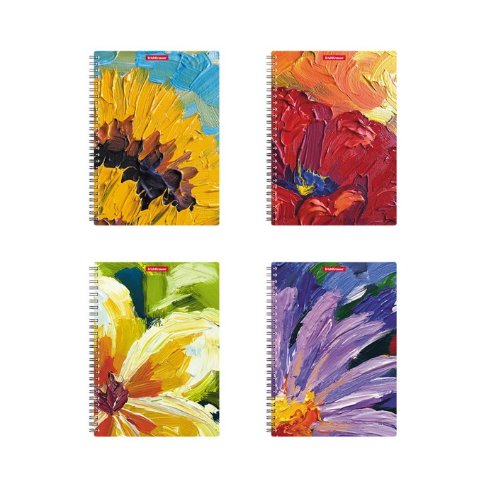 Тетрадь А5, 80 листов в клетку на гребне ErichKrause "Flowers", пластиковая обложка на резинке, блок офсет, белизна 100%, МИКС
Тетрадь А5, 80 листов в клетку на гребне ErichKrause "Flowers", пластиковая обложка на резинке, блок офсет, белизна 100%, МИКС