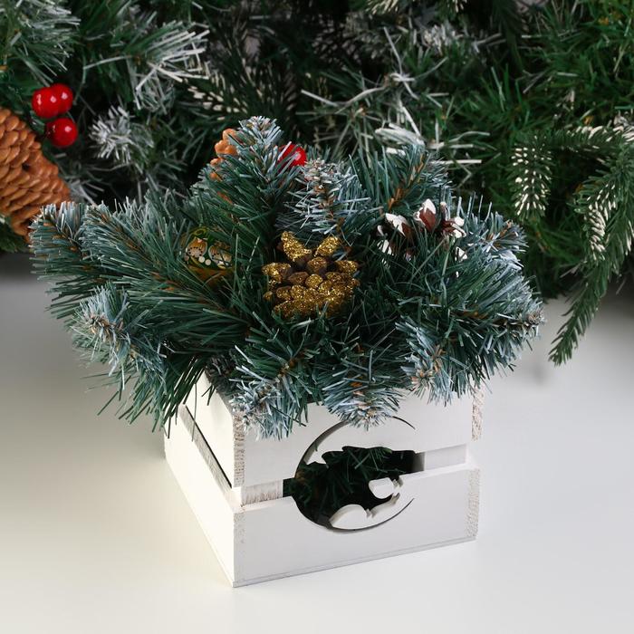 Кашпо деревянное двуреечное "Символ года 2022. Тигр" белое, 12х11х9 см
Кашпо деревянное двуреечное "Символ года 2022. Тигр" белое, 12х11х9 см