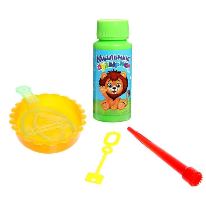 Мыльные пузыри с блюдцем D 15 см и жидкость для пузырей 95 мл
Мыльные пузыри с блюдцем D 15 см и жидкость для пузырей 95 мл