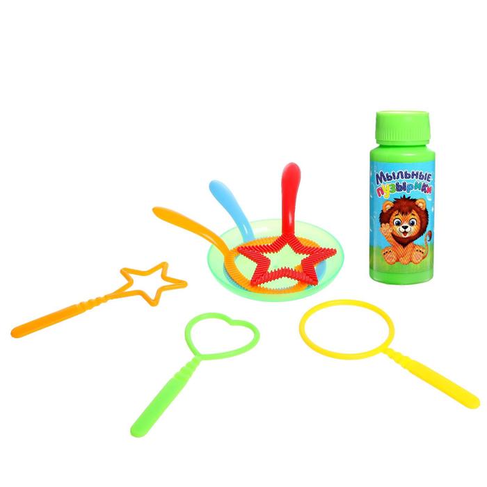 Мыльные пузыри с блюдцем D 15 см и жидкость для пузырей 95 мл
Мыльные пузыри с блюдцем D 15 см и жидкость для пузырей 95 мл