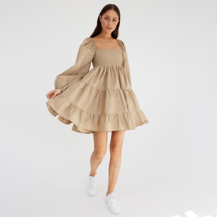 Платье летнее женское MIST размер 40-42, бежевый
Платье летнее женское MIST размер 40-42, бежевый