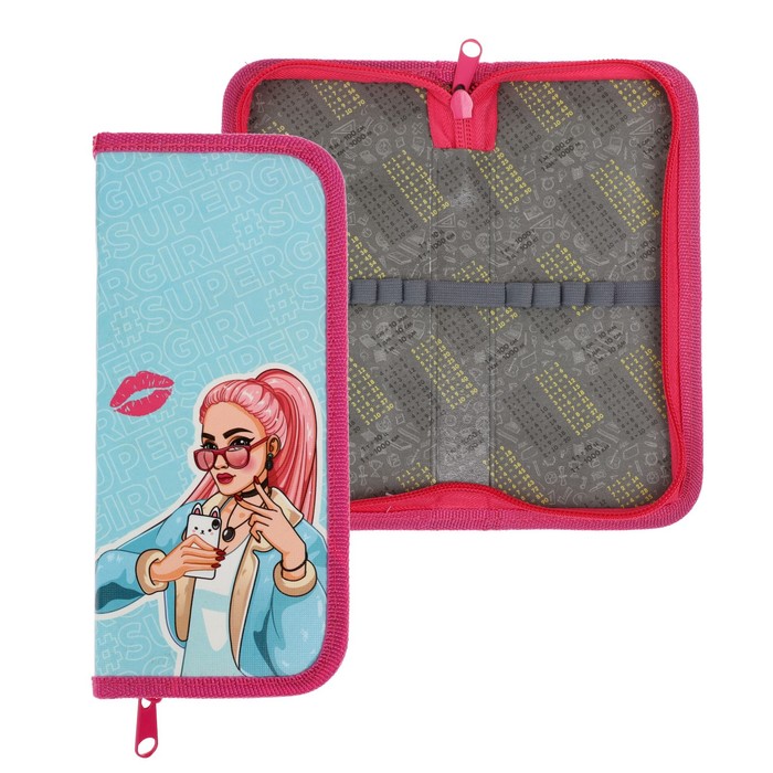 Пенал 1 секция, 90 х 195, ламинированный картон, Calligrata, «Крутая девчонка»
Пенал 1 секция, 90 х 195, ламинированный картон, Calligrata, «Крутая девчонка»