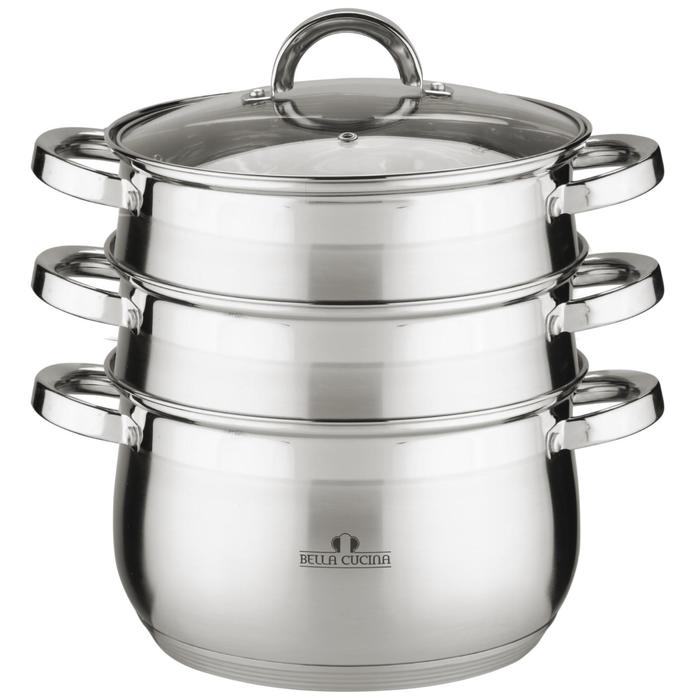 Пароварка 5.1 л/22 см, 4 предмета
Пароварка 5.1 л/22 см, 4 предмета