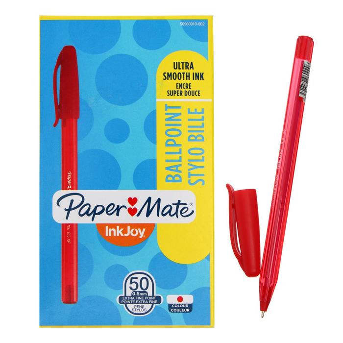 Ручка шариковая INKJOY 100, 0,5 мм, пластиковый корпус, красные чернила
Ручка шариковая INKJOY 100, 0,5 мм, пластиковый корпус, красные чернила