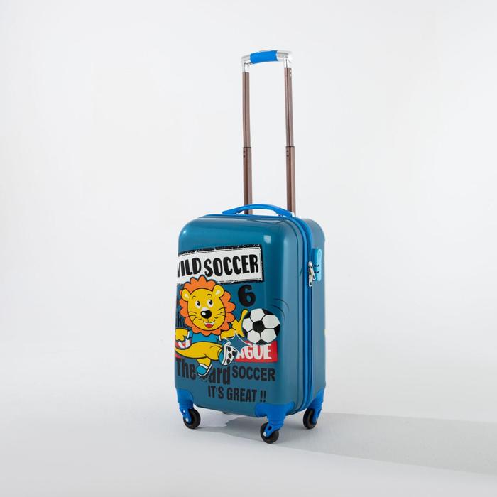 Чемодан детский 18", отдел на молнии, 4 колеса, кодовый замок, цвет синий
Чемодан детский 18", отдел на молнии, 4 колеса, кодовый замок, цвет синий