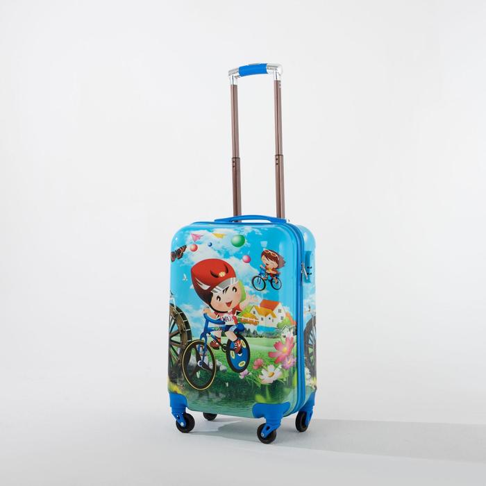 Чемодан детский 18", отдел на молнии, 4 колеса, кодовый замок, цвет синий
Чемодан детский 18", отдел на молнии, 4 колеса, кодовый замок, цвет синий