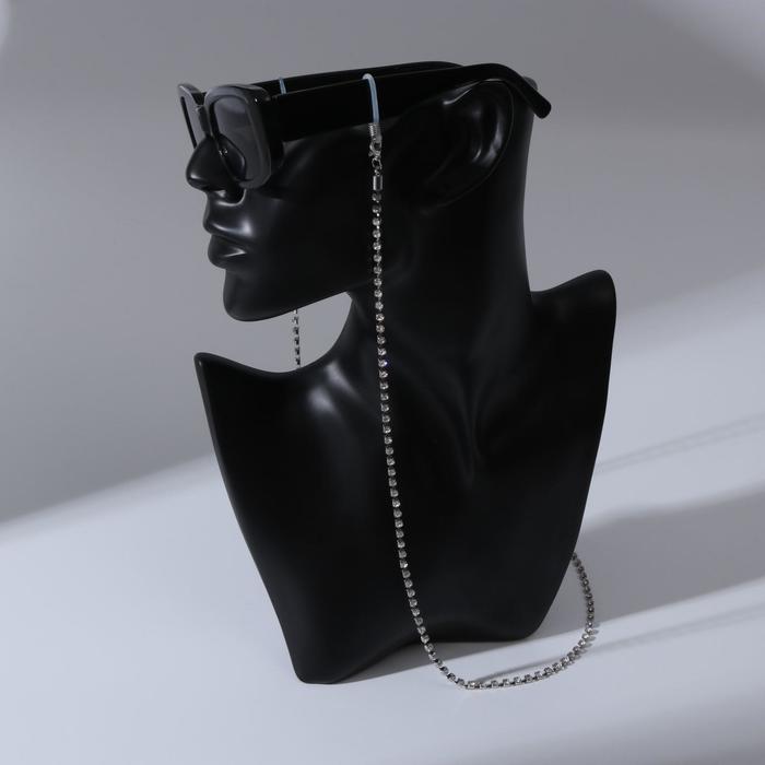 Цепочка для очков "Нить из страз" в цапах, цвет белый в серебре
Цепочка для очков "Нить из страз" в цапах, цвет белый в серебре