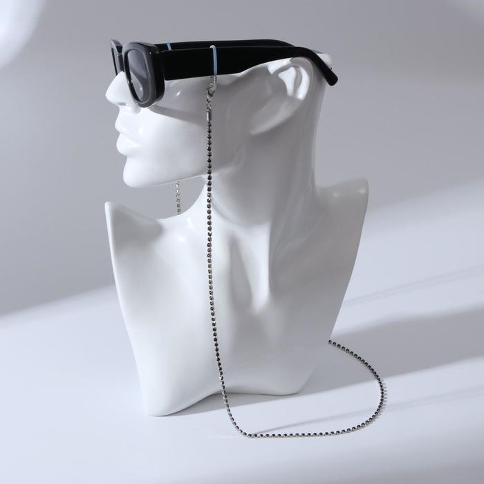 Цепочка для очков "Нить из страз" в цапах, цвет тёмно-синий в серебре
Цепочка для очков "Нить из страз" в цапах, цвет тёмно-синий в серебре