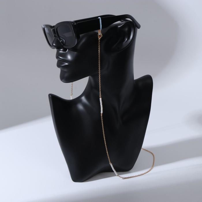 Цепочка для очков "Нить" эйфория с бусинами, цвет белый в золоте
Цепочка для очков "Нить" эйфория с бусинами, цвет белый в золоте